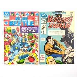Blue Beetle 3 Vengeance Squad 6 Modern Comics Lot 1977 Bronze Age
